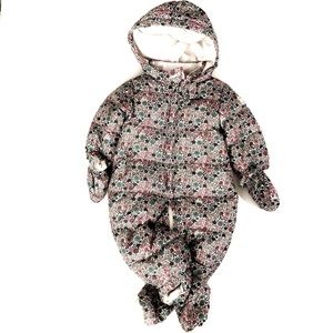 Gab down snowsuit bunting 6-12 months